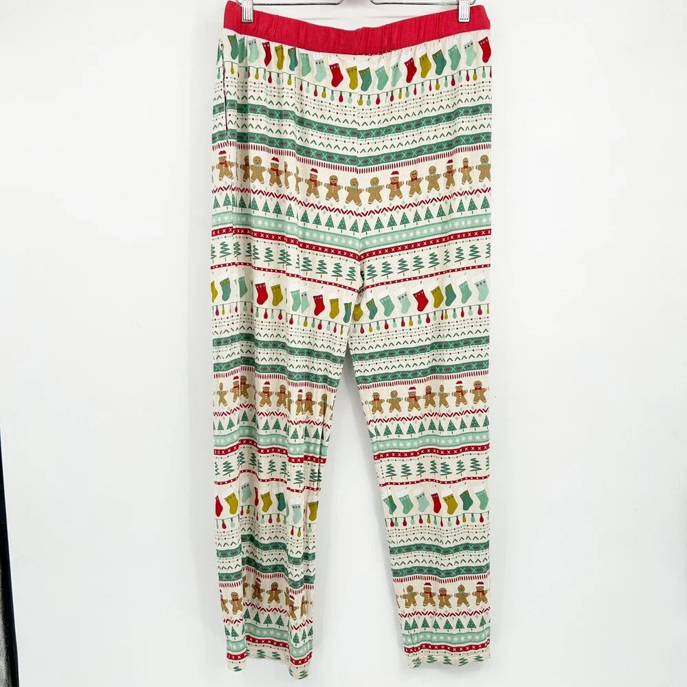 Little Sleepies Mens Christmas Festive Fair Isle Bamboo Pajama Pants Size XXL‎